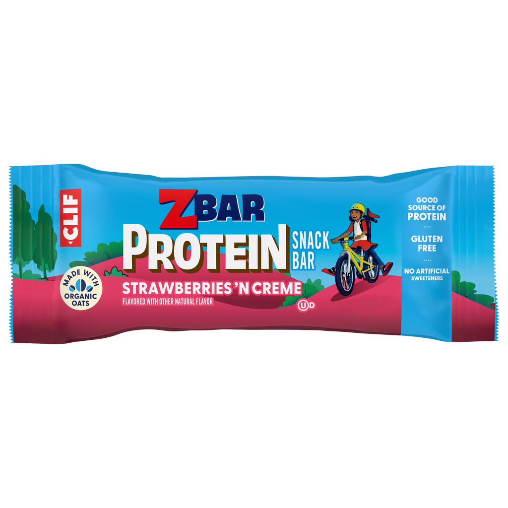 Protein Strawberries 'N Creme Crispy Snack Bars, Gluten Free Protein Bars I5