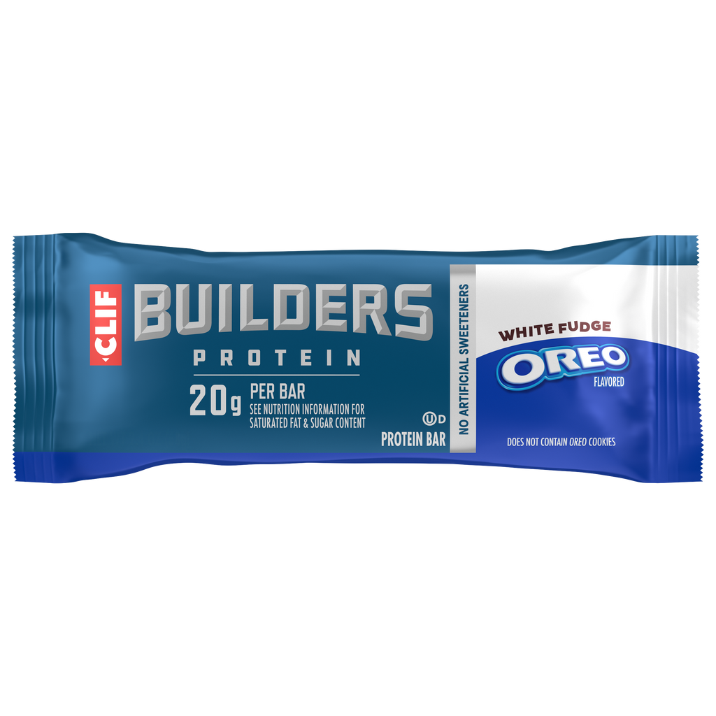 CLIF White Fudge OREO-Flavored Plant Based Protein Bars L1