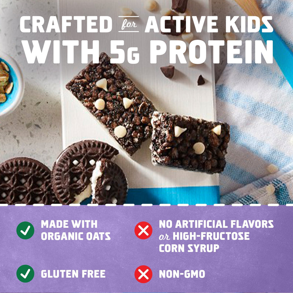Protein Cookies 'N Creme Crispy Snack Bars, Gluten Free Protein Bars Y8