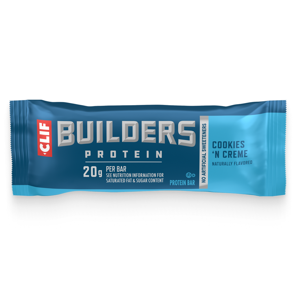 CLIF Cookies 'N Creme Flavor Plant Based Protein Bars S8