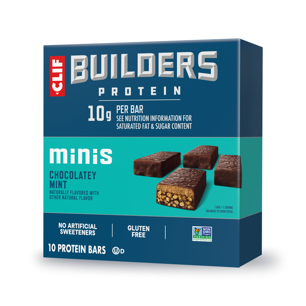 CLIF Minis Chocolatey Mint Plant Based Protein Bars I8