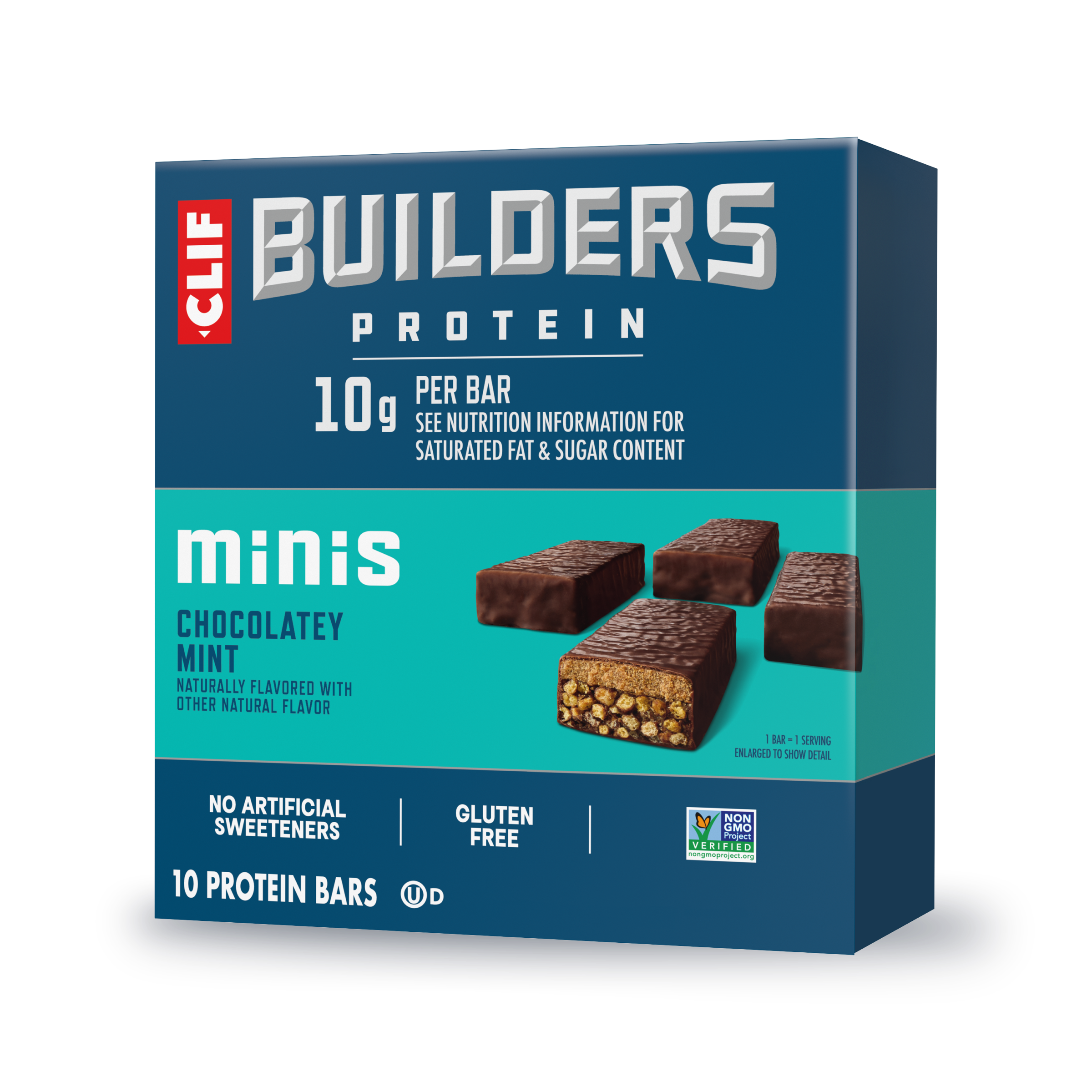 CLIF Minis Chocolatey Mint Plant Based Protein Bars I8