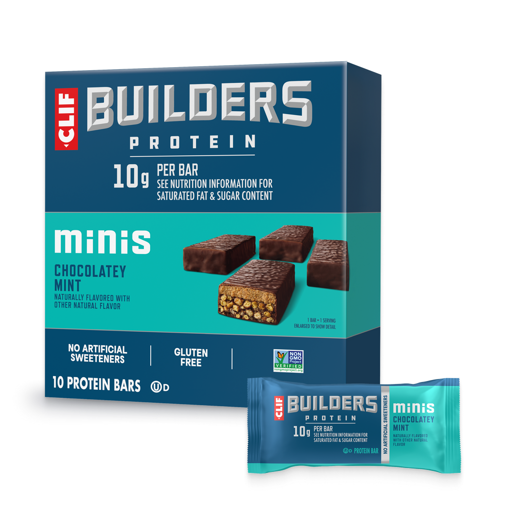 CLIF Minis Chocolatey Mint Plant Based Protein Bars I8