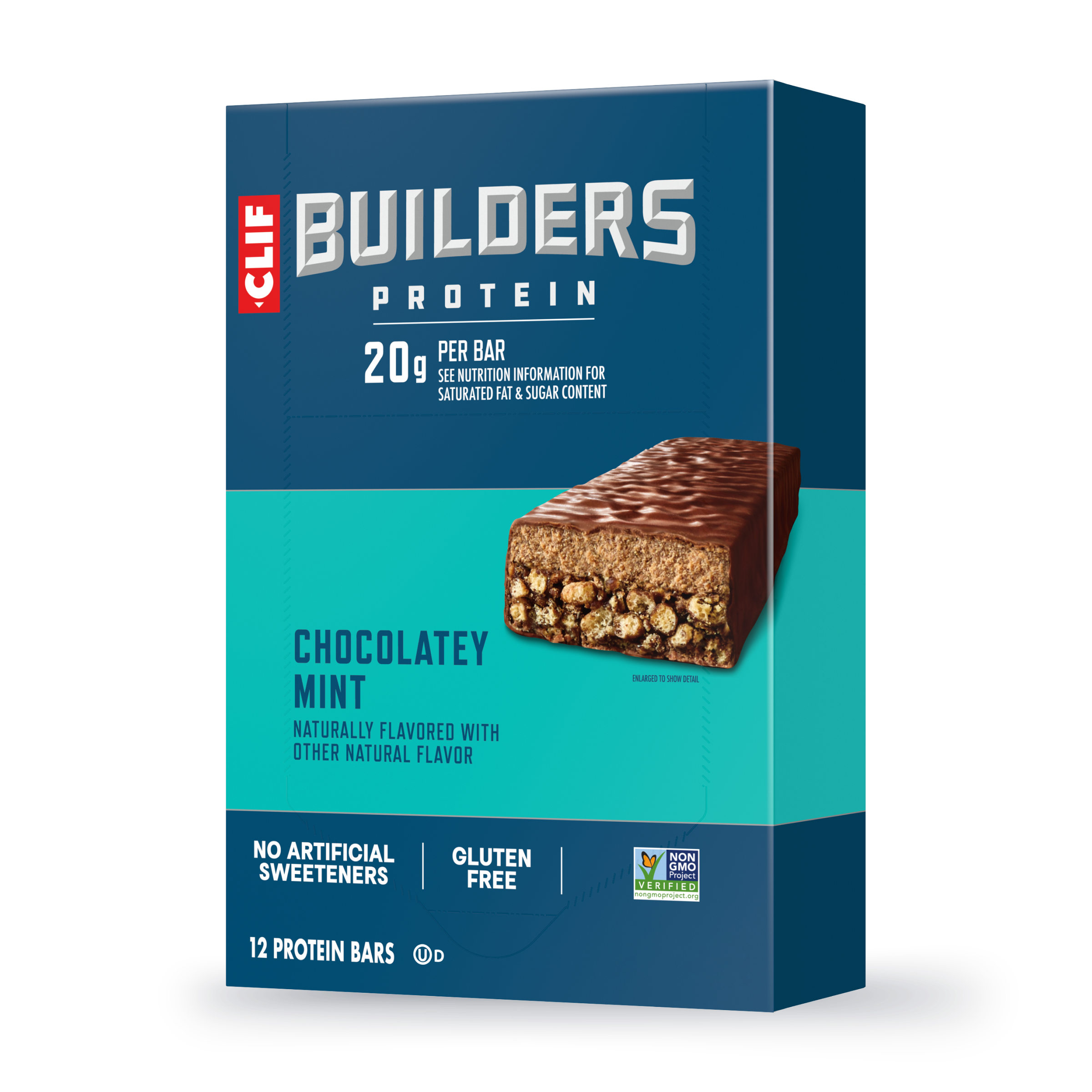 CLIF Chocolatey Mint Plant Based Protein Bars Q6
