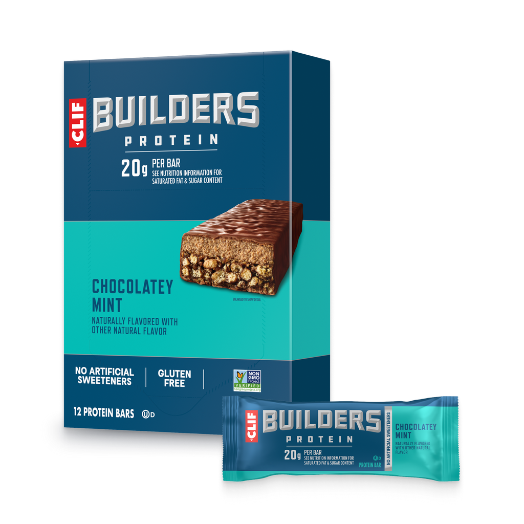 CLIF Chocolatey Mint Plant Based Protein Bars Q6