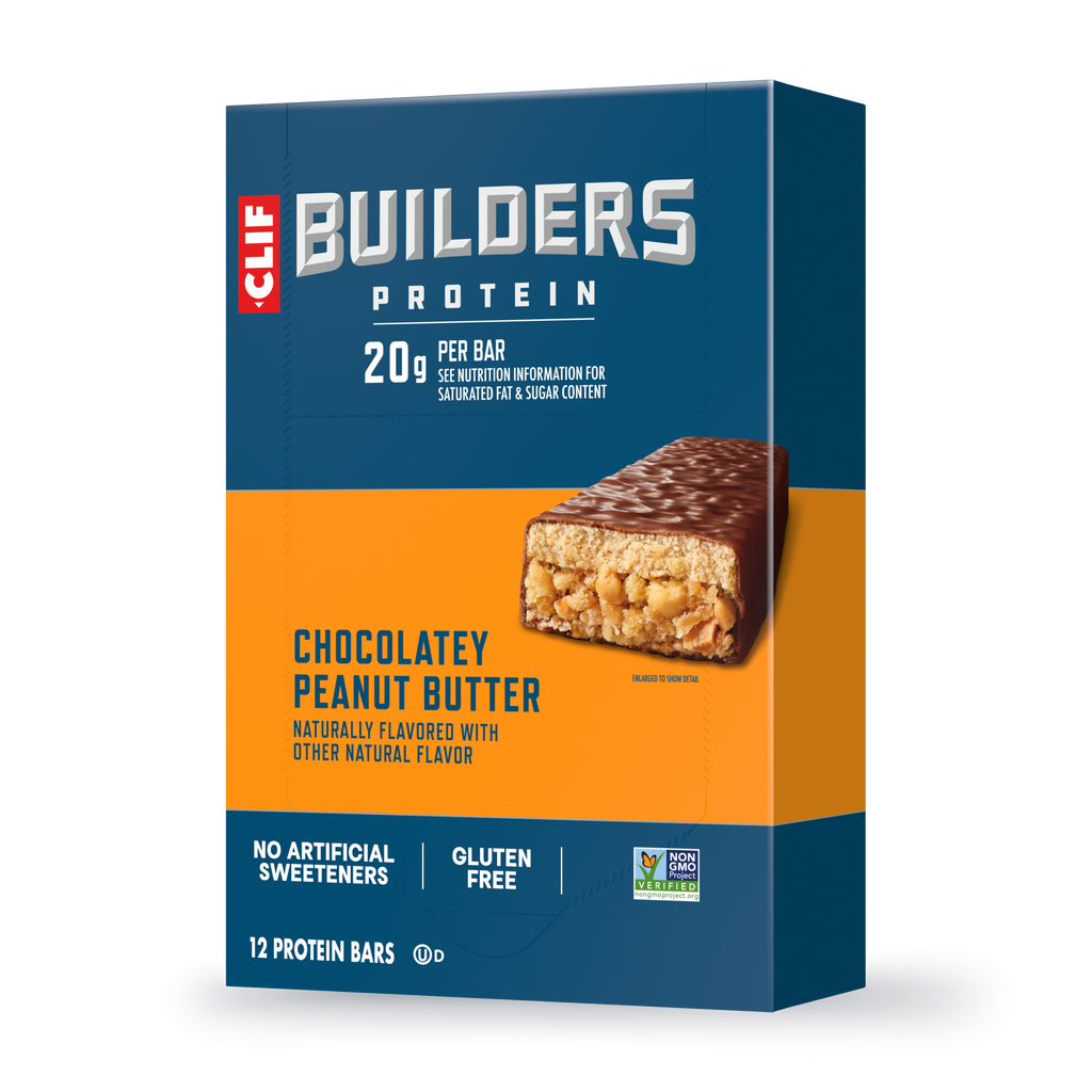 CLIF Chocolatey Peanut Butter Plant Based Protein Bars U5