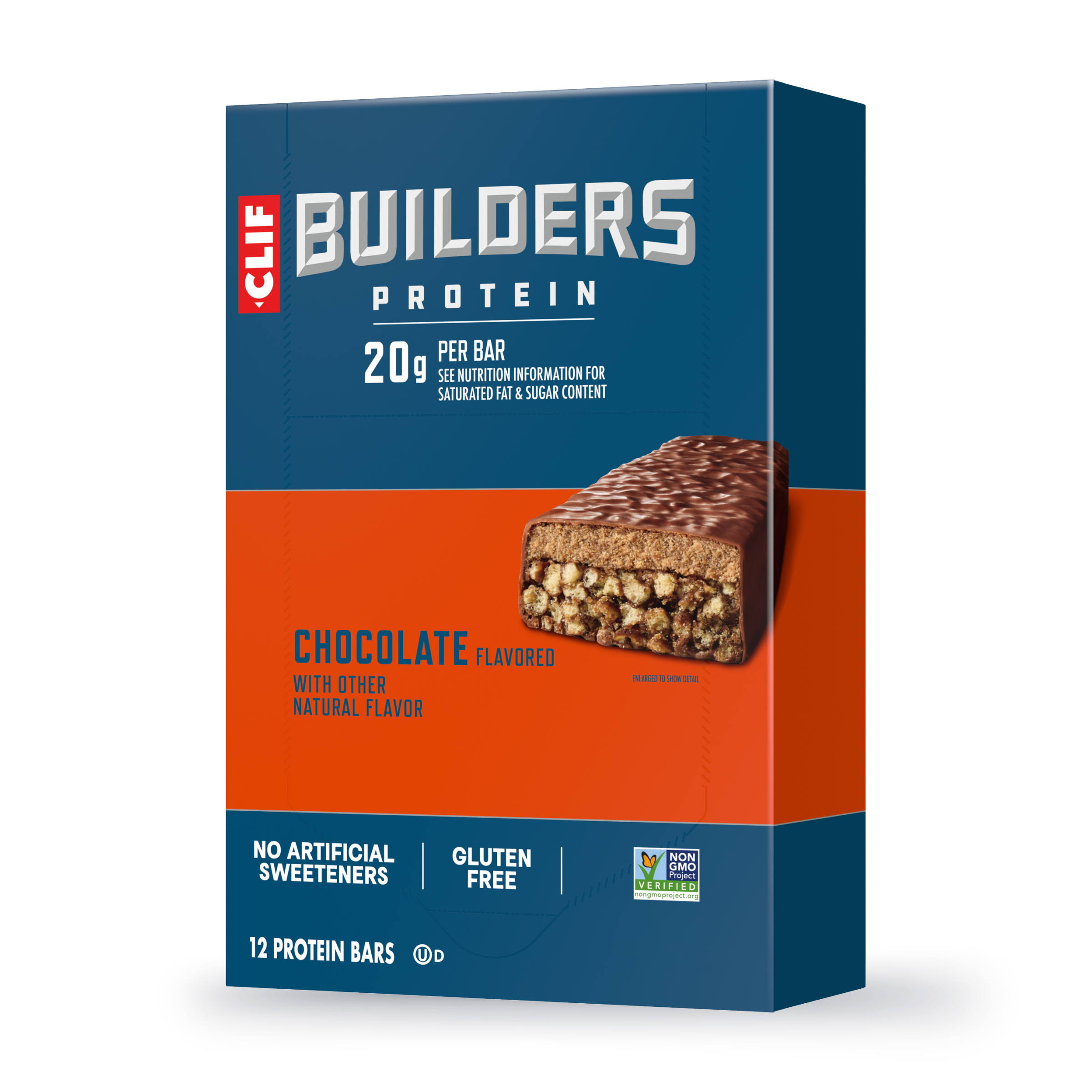 CLIF Chocolate Flavor Plant Based Protein Bars Z7