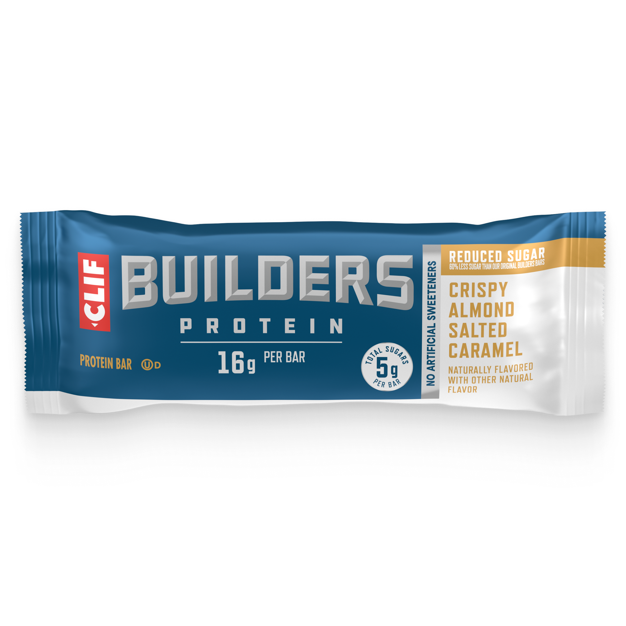 CLIF Crispy Almond Salted Caramel Protein Bar, Reduced Sugar Q7