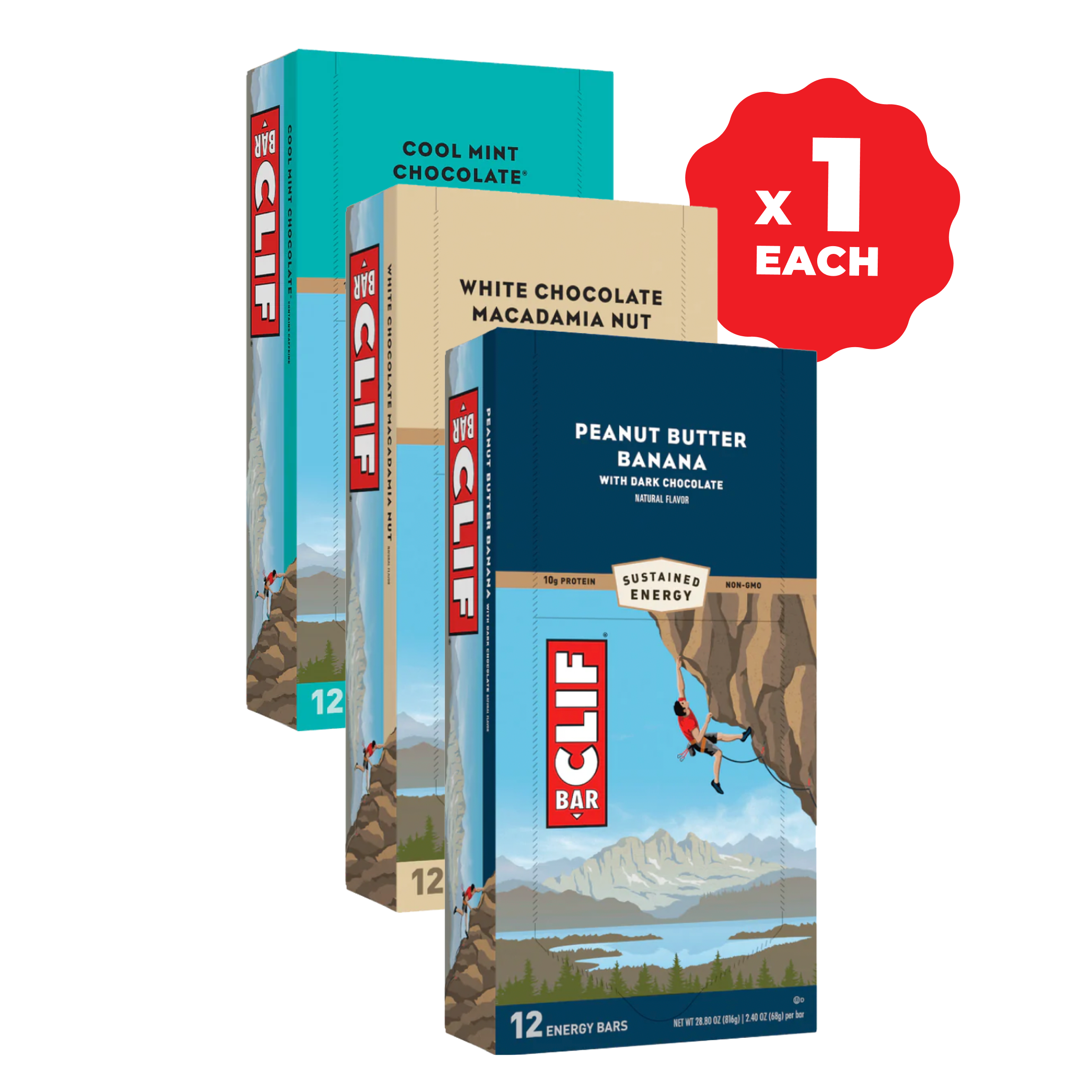 BAR Mixed Flavors Variety Pack, 36 Bars Y0