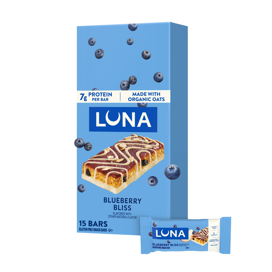Bar Blueberry Bliss Flavor Gluten Free Snack Bars, Non-GMO Protein Bars G2