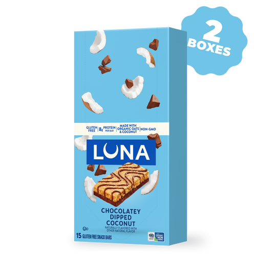 Bar Chocolatey Dipped Coconut Flavor Gluten Free Snack Bars, 30 Bars S7