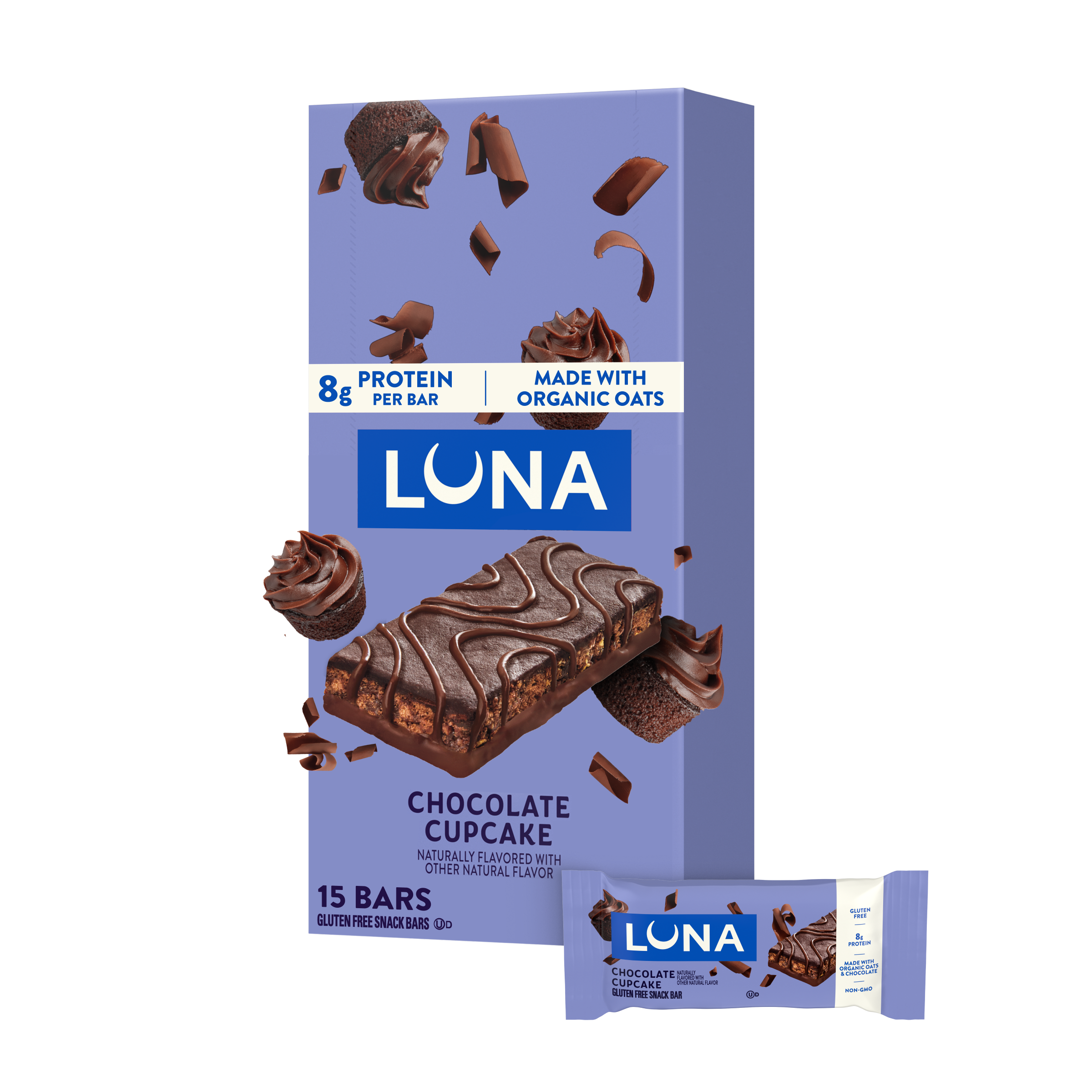 Bar Chocolate Cupcake Flavor Gluten Free Snack Bar V2