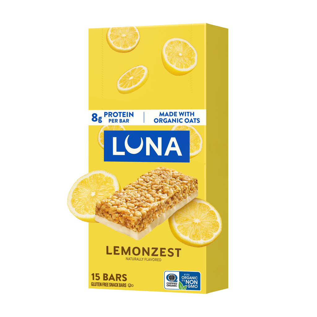 Bar LemonZest Flavor Gluten Free Snack Bars, Non-GMO Protein Bars C3