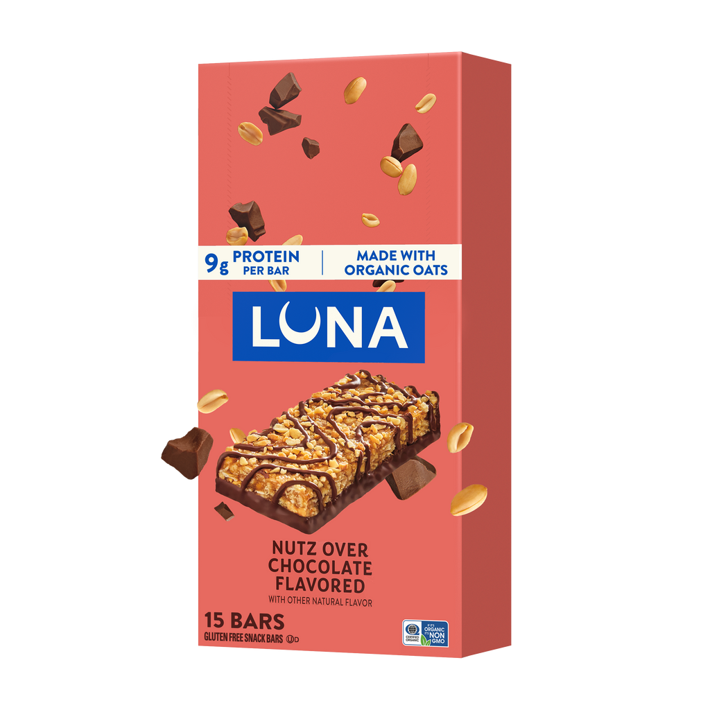 Bar Nutz Over Chocolate Flavor Gluten Free Snack Bars, Non-GMO Protein Bars Y6