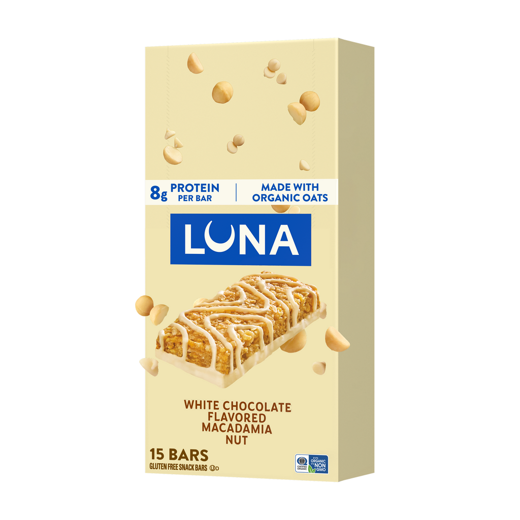Bar White Chocolate Macadamia Flavor Gluten Free Snack Bar, Non-GMO Protein Bar J5