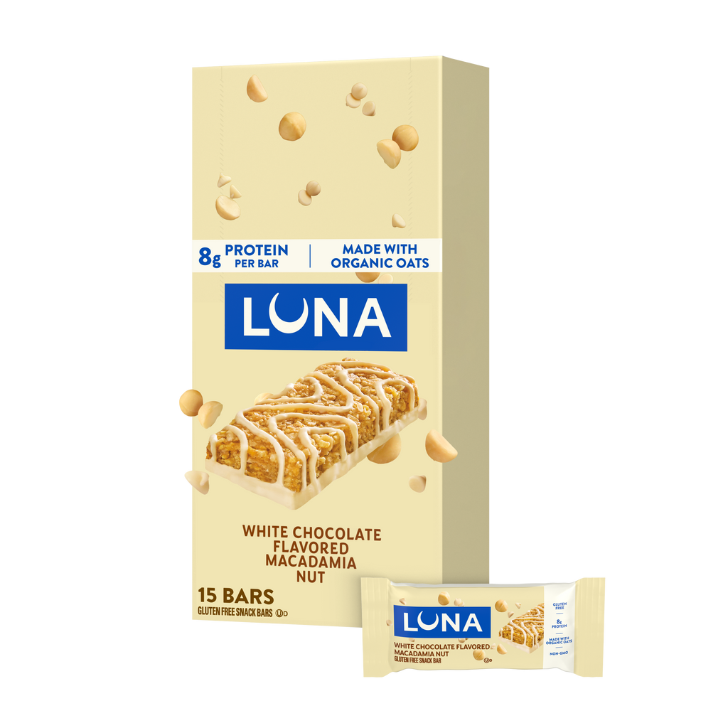 Bar White Chocolate Macadamia Flavor Gluten Free Snack Bar, Non-GMO Protein Bar J5