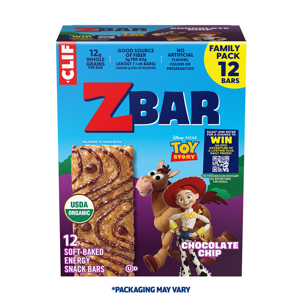 Chocolate Chip Soft-Baked Energy Snack Bars, Organic Granola Bars W6