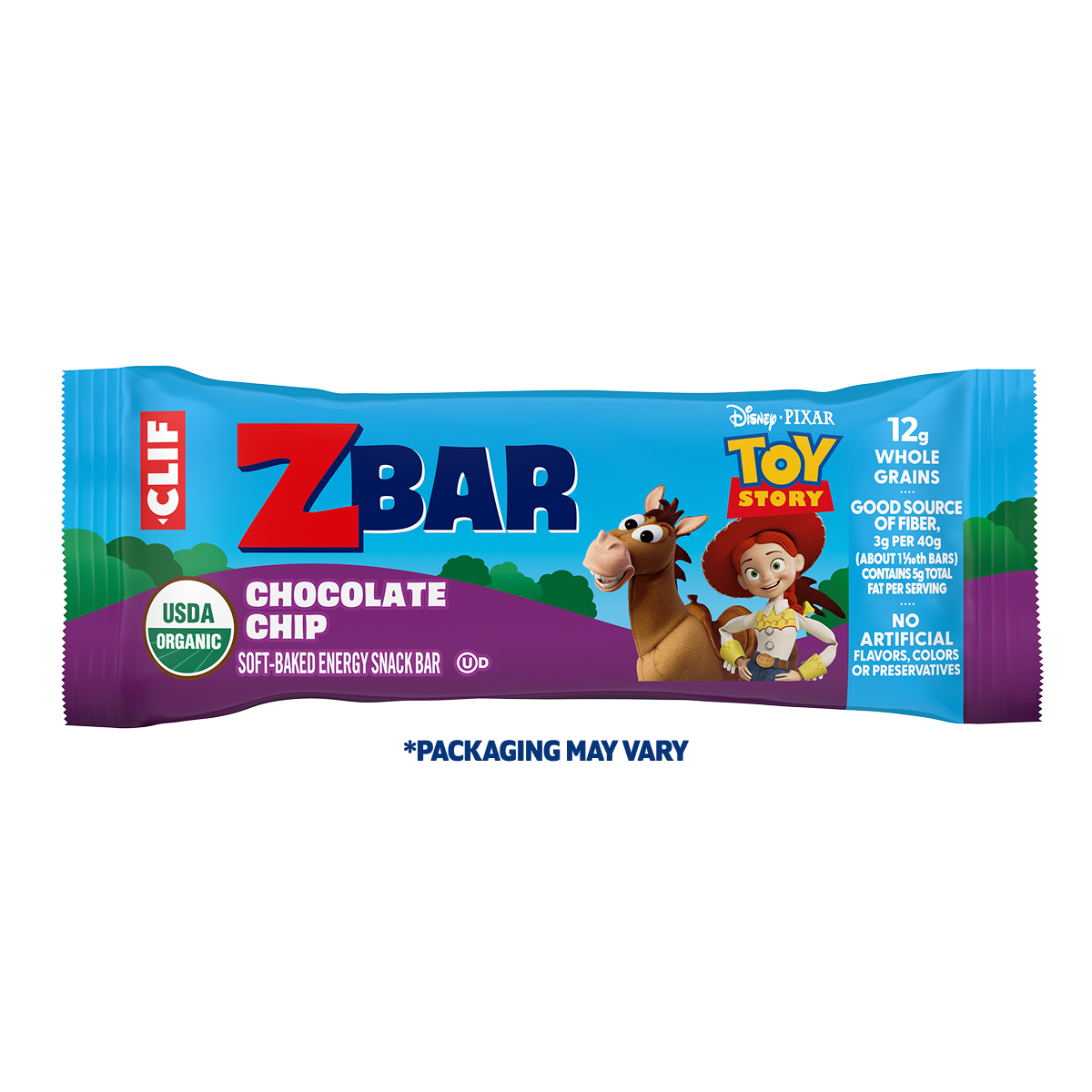 Chocolate Chip Soft-Baked Energy Snack Bars, Organic Granola Bars W6