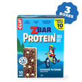 Protein Cookies 'N Creme Crispy Snack Bars, Gluten Free Protein Bars, 30 Bars X3